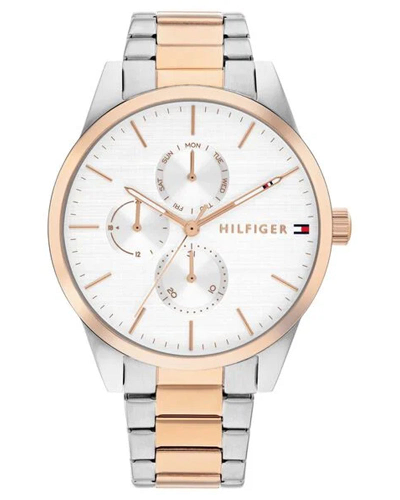 Tommy Hilfiger Camille Silver Dial Bicolor Stainless Steel Strap Women's Watch TH1782768W - view 1