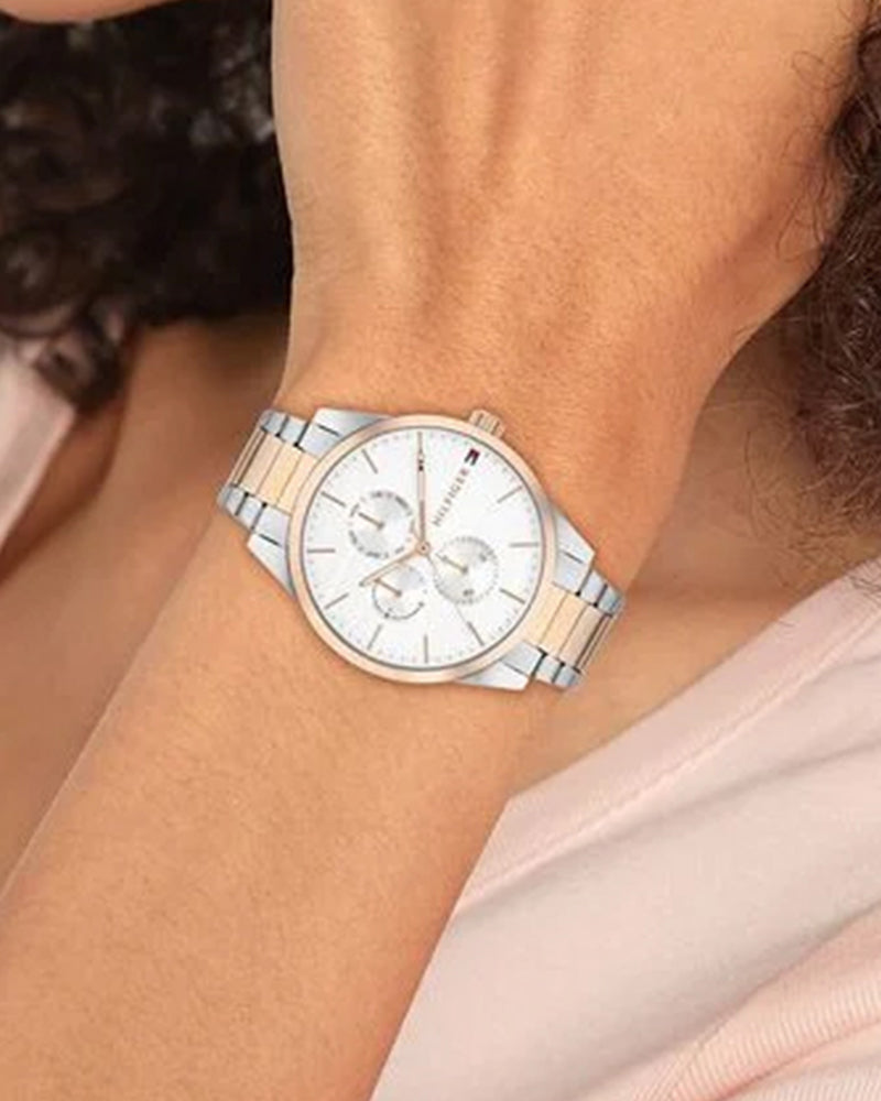 Tommy Hilfiger Camille Silver Dial Bicolor Stainless Steel Strap Women's Watch TH1782768W - view 4