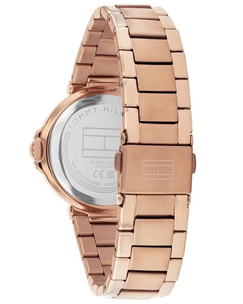 Tommy Hilfiger Lori Black Dial Gold Stainless Steel Strap Women's Watch TH1782780W - view 3