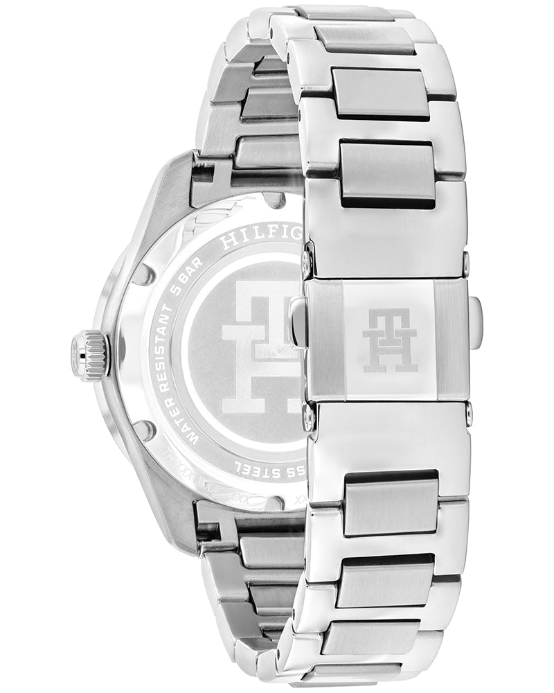 Tommy Hilfiger TH85 Crystals Blue Dial Silver Stainless Steel Strap Women's Watch TH1782795W - view 3