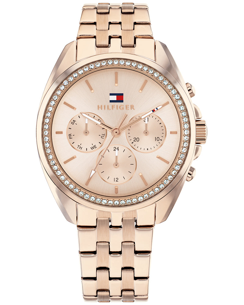 Tommy Hilfiger Mellie Carnation Gold Dial Gold Stainless Steel Strap Women's Watch TH1782804W - view 1