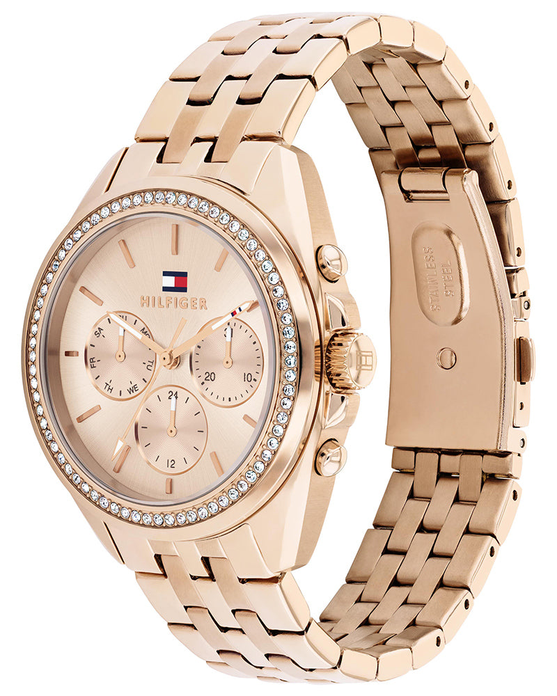 Tommy Hilfiger Mellie Carnation Gold Dial Gold Stainless Steel Strap Women's Watch TH1782804W - view 2