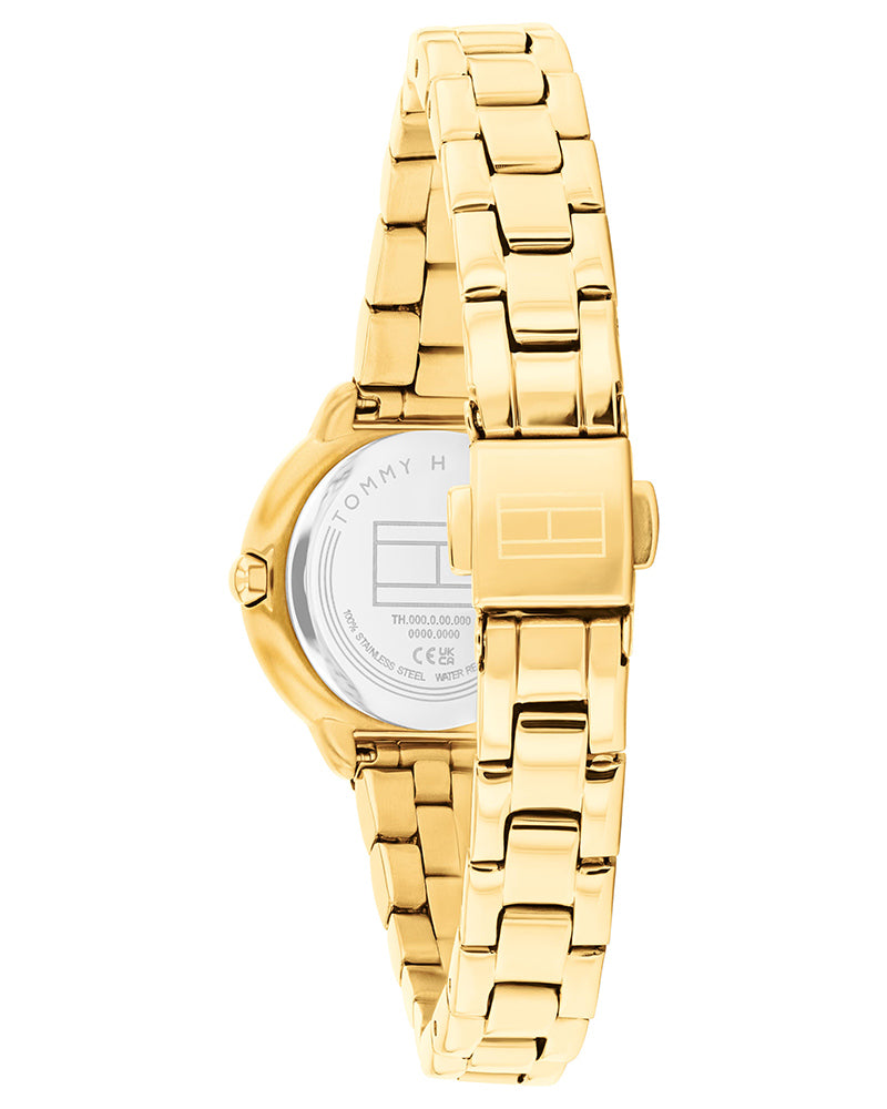 Tommy Hilfiger Demi Burgundy Dial Gold Stainless Steel Strap Women's Watch TH1782815W - view 3