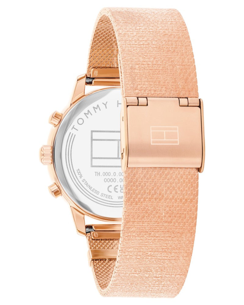 Tommy Hilfiger Blake Chocolate Dial Rose Gold Stainless Steel Strap Women's Watch TH1782864W - view 3