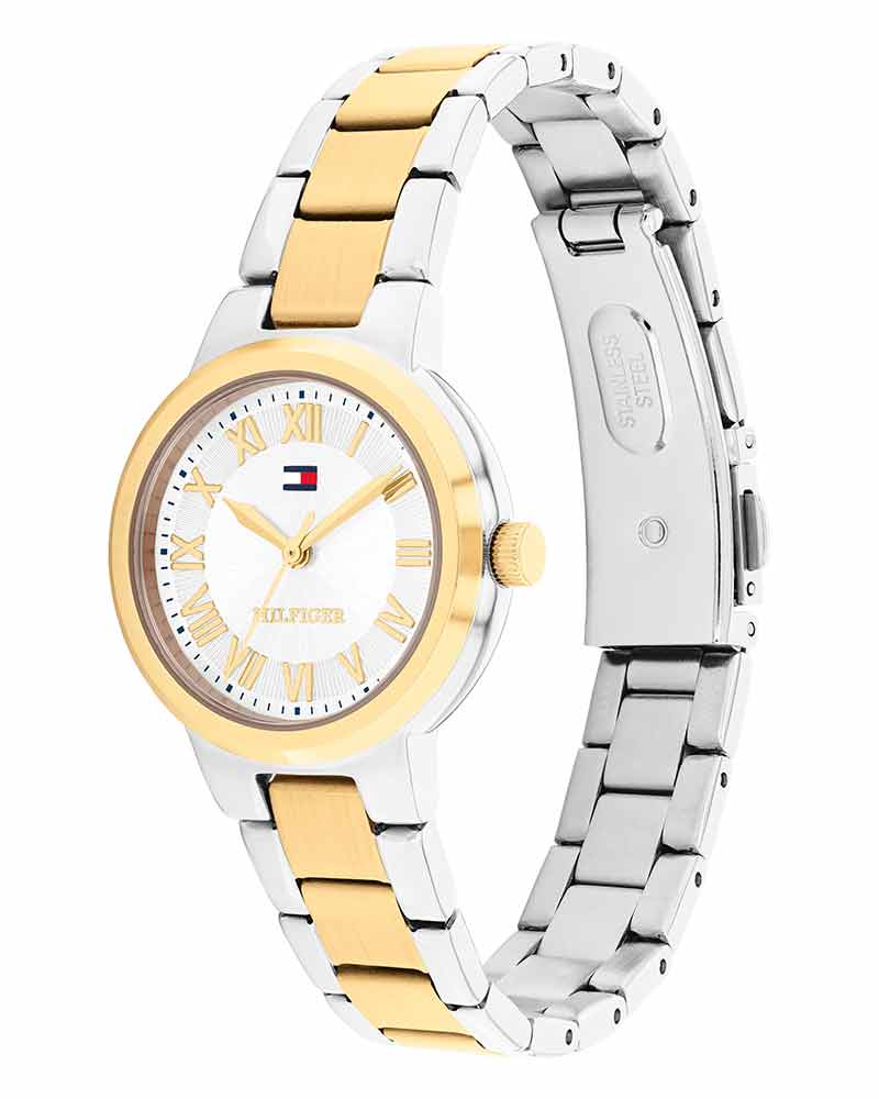 Tommy Hilfiger Becca White Dial Two Tone Stainless Steel Strap Women's Watch TH1782903W - view 2