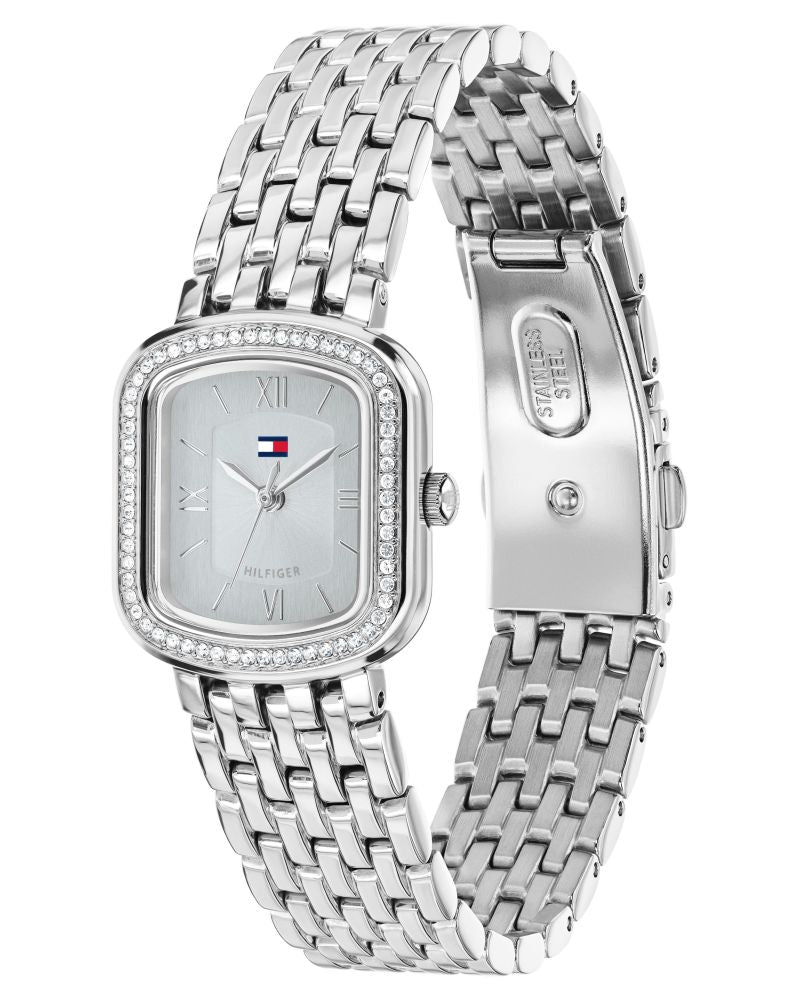 Tommy Hilfiger Abby Blue Dial Silver Stainless Steel Strap Women's Watch TH1782921W - view 2