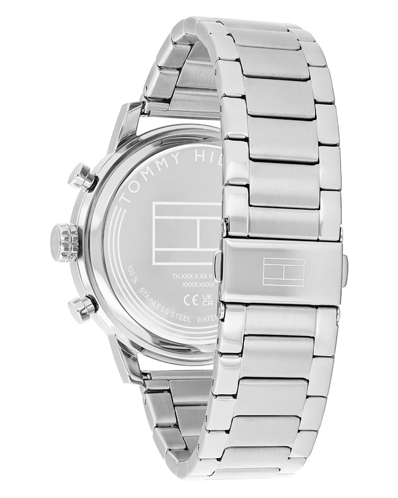 Tommy Hilfiger Rocky Blue Dial Silver Stainless Steel Strap Men's Watch TH1792179W - view 3