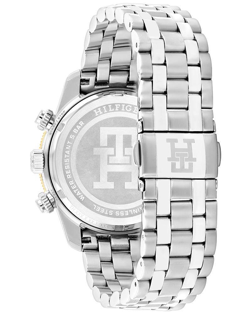 Tommy Hilfiger TH85 White Dial Silver Stainless Steel Strap Men's Chronograph Watch TH1792184W - view 3