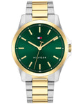 Tommy Hilfiger Bruce Green Dial Bicolor Stainless Steel Strap Men's Watch TH1792192W - view 1