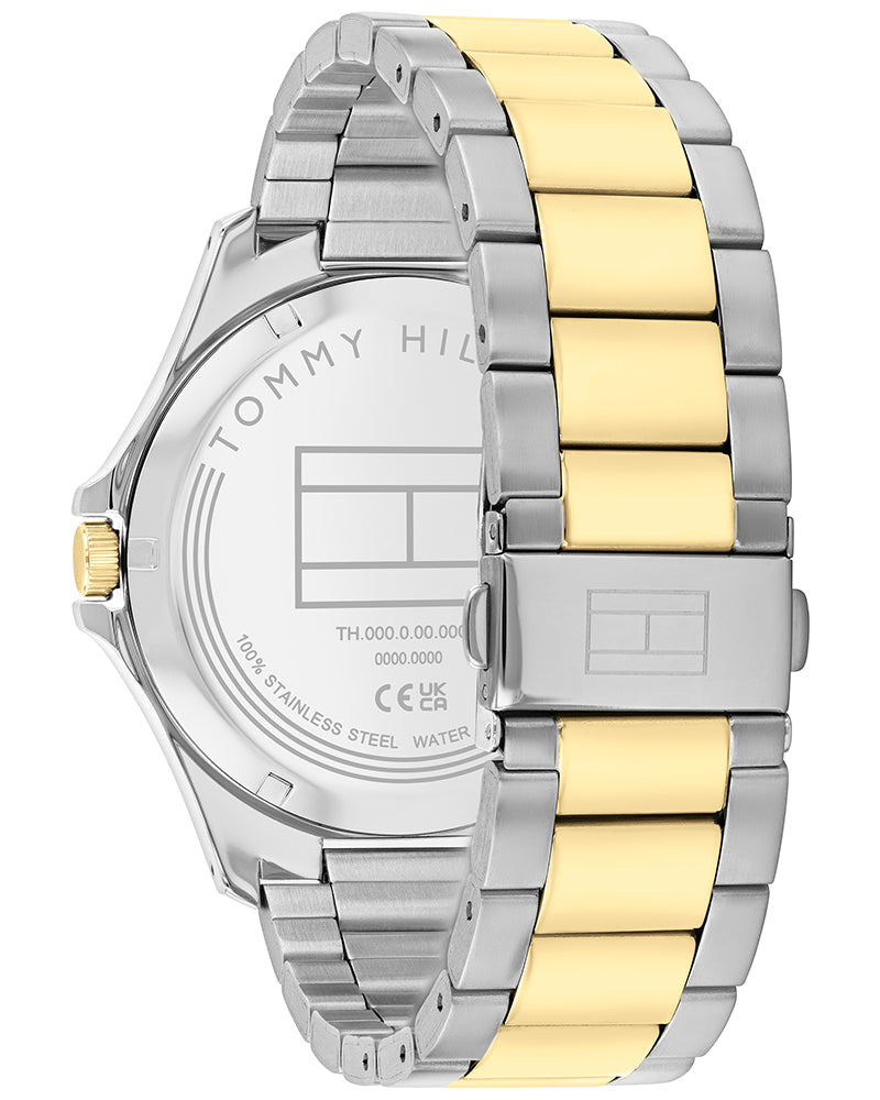 Tommy Hilfiger Bruce Green Dial Bicolor Stainless Steel Strap Men's Watch TH1792192W - view 3