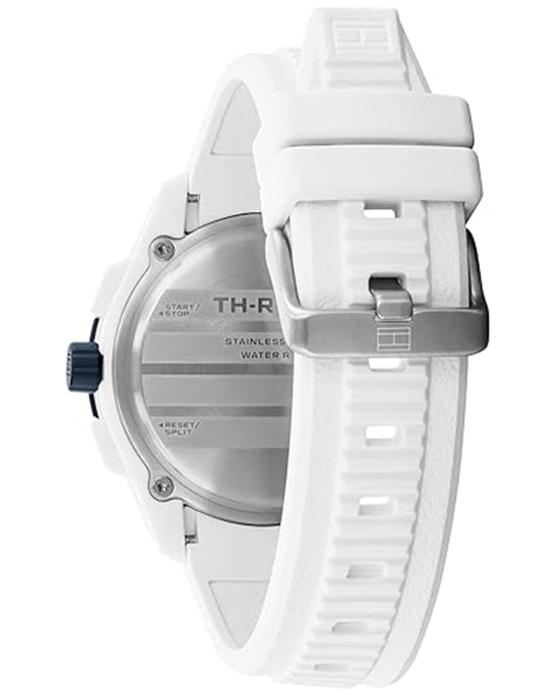 Tommy Hilfiger TH-Regatta Blue Dial White Silicone Strap Men's Watch TH1792231W - view 2