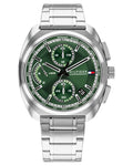 Tommy Hilfiger Cole Green Dial Silver Stainless Steel Strap Men's Watch TH1792274W - view 1