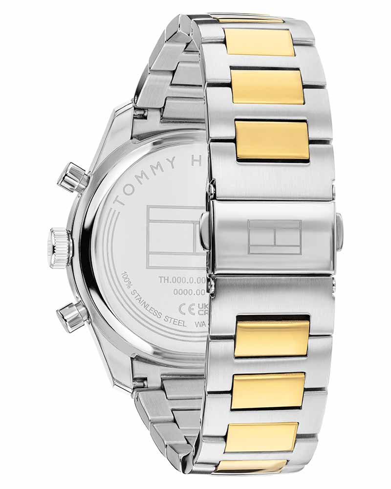 Tommy Hilfiger Hampton Green Dial Two Tone Stainless Steel Strap Men's Watch TH1792279W - view 3