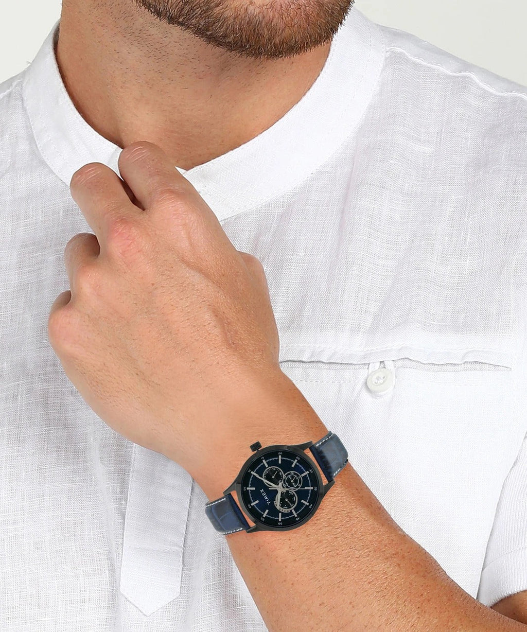 Timex Fashion Blue Dial Blue Strap Men's Watch TW000T312 - view 5