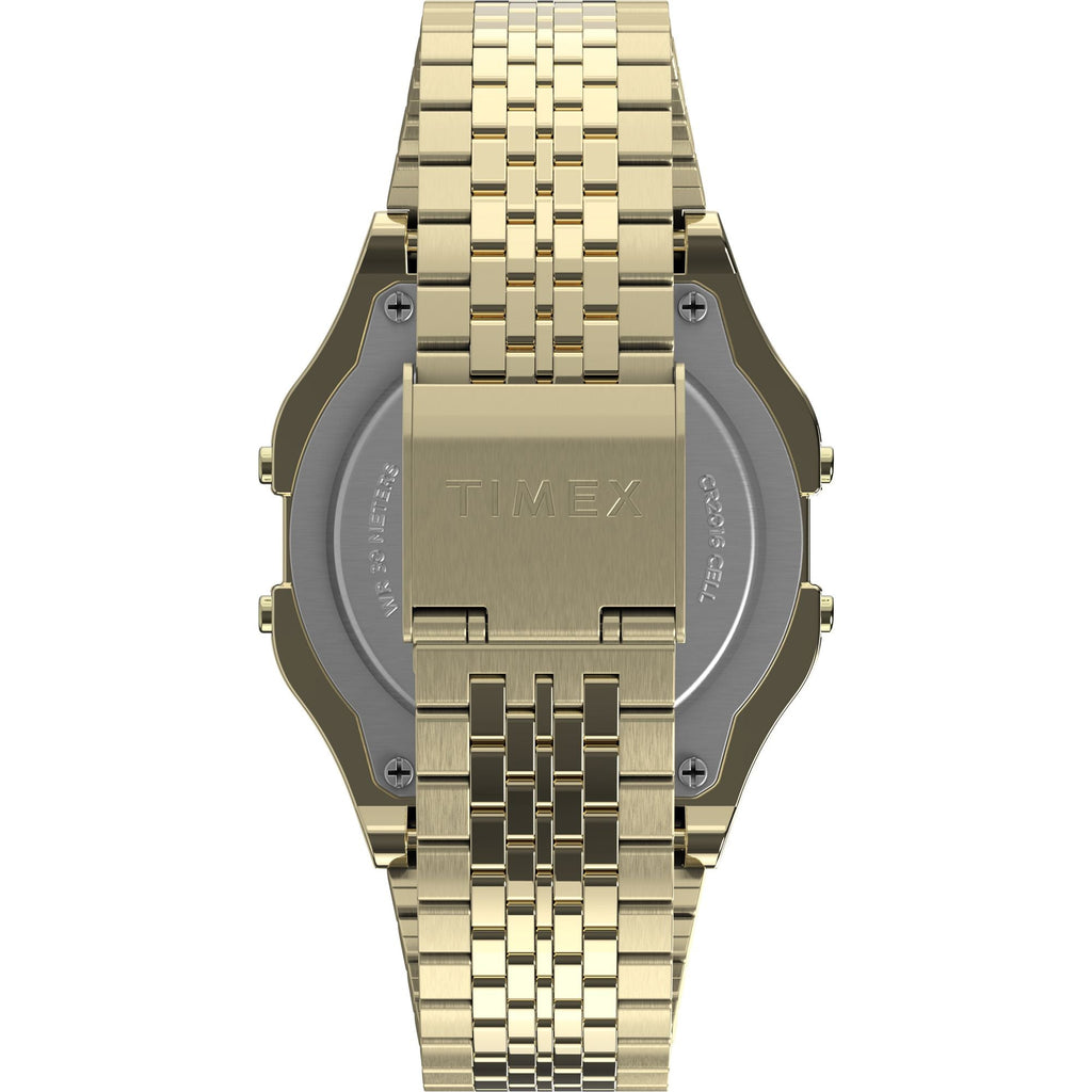 Timex T80 Digital Dial Gold-Tone Stainless Steel Strap Kids' Watch TW2R79200UJ - view 3