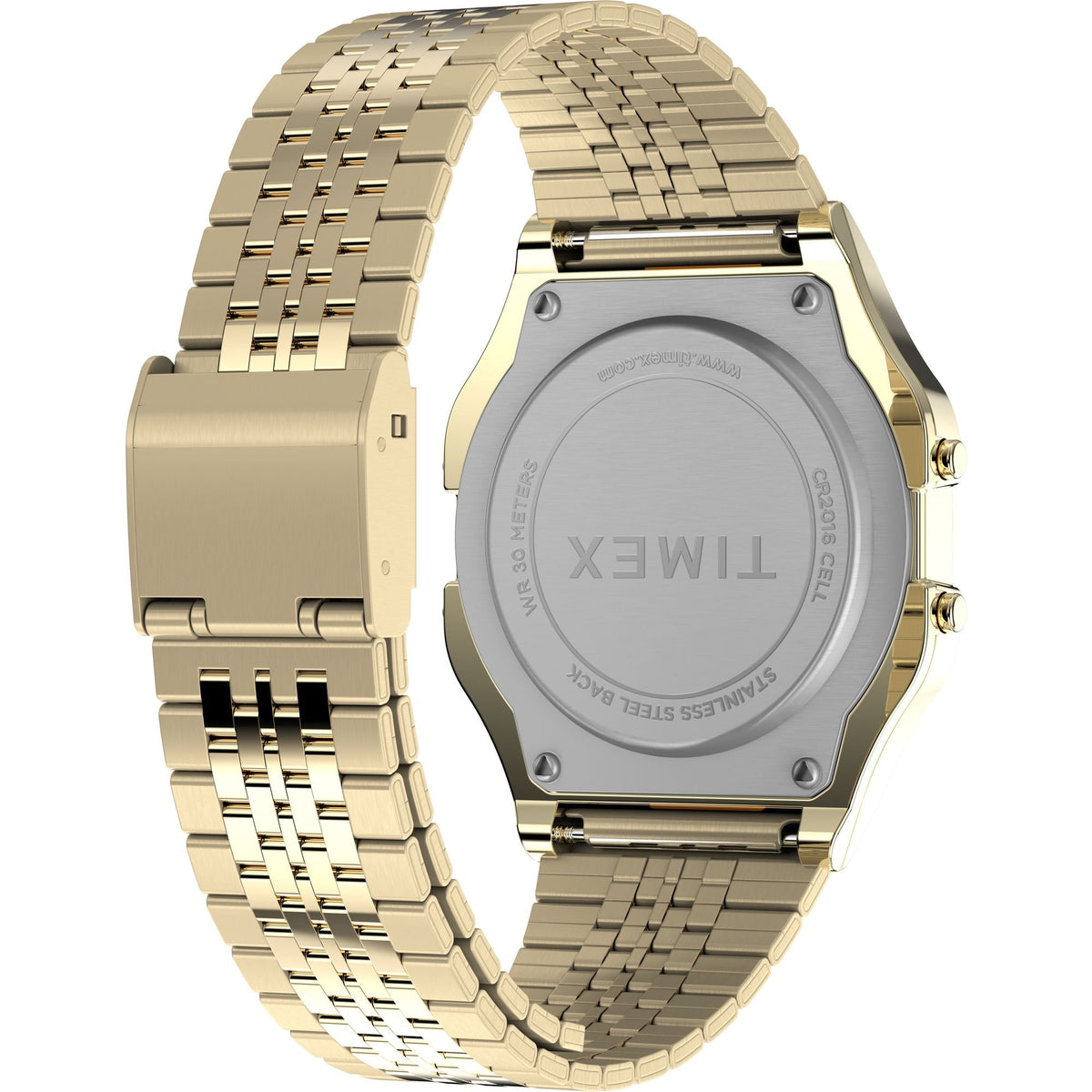 Timex T80 Digital Dial Gold-Tone Stainless Steel Strap Kids' Watch TW2R79200UJ - view 5