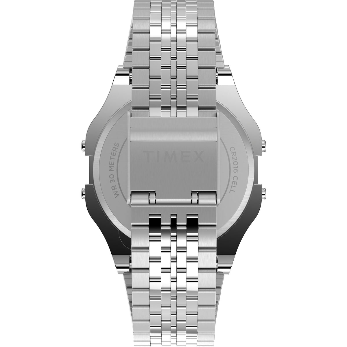 Timex T80 Digital Dial Silver Stainless Steel Strap Kids' Watch TW2R79300UJ - view 3