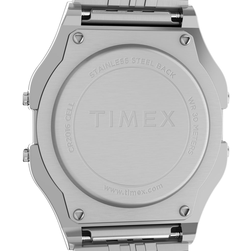Timex T80 Digital Dial Silver Stainless Steel Strap Kids' Watch TW2R79300UJ - view 4