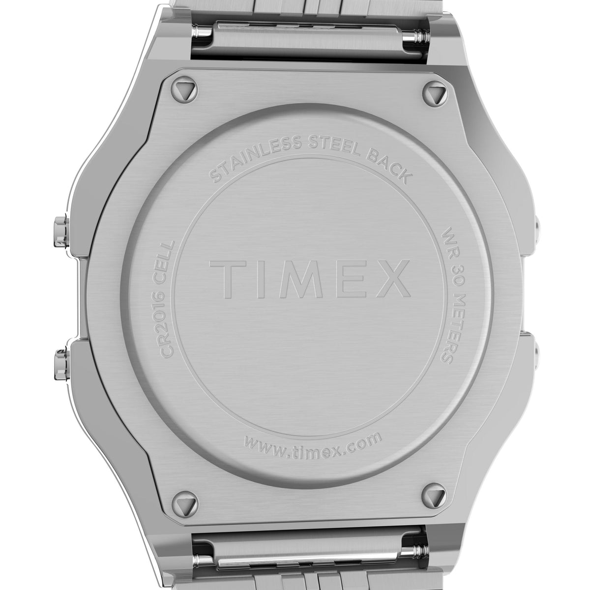 Timex T80 Digital Dial Silver Stainless Steel Strap Kids' Watch TW2R79300UJ - view 4