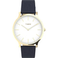 Timex Transcend White Dial Blue Leather Strap Women's Watch TW2V04900AP - view 1