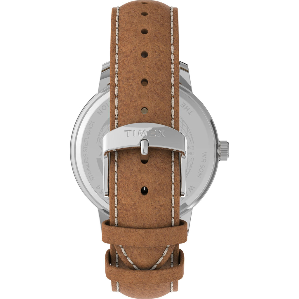 Timex Chicago Blue Dial Tan Leather Strap Men's Watch TW2V29000UJ - view 5