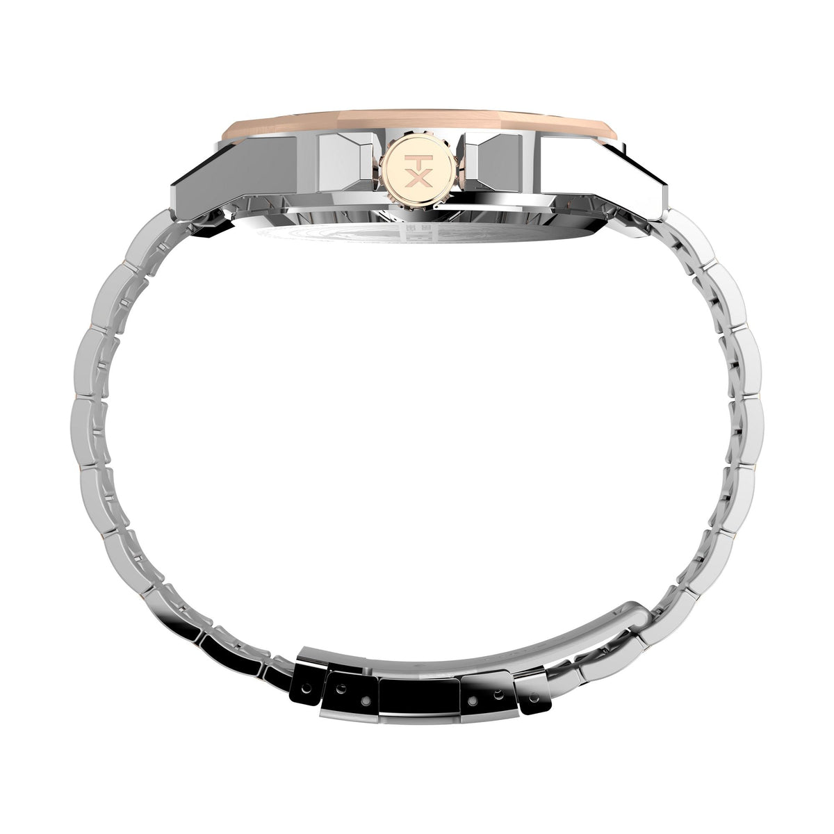 Timex Essex Avenue Black Dial Two-Tone Stainless Steel Strap Men's Watch TW2V43100UJ - view 2