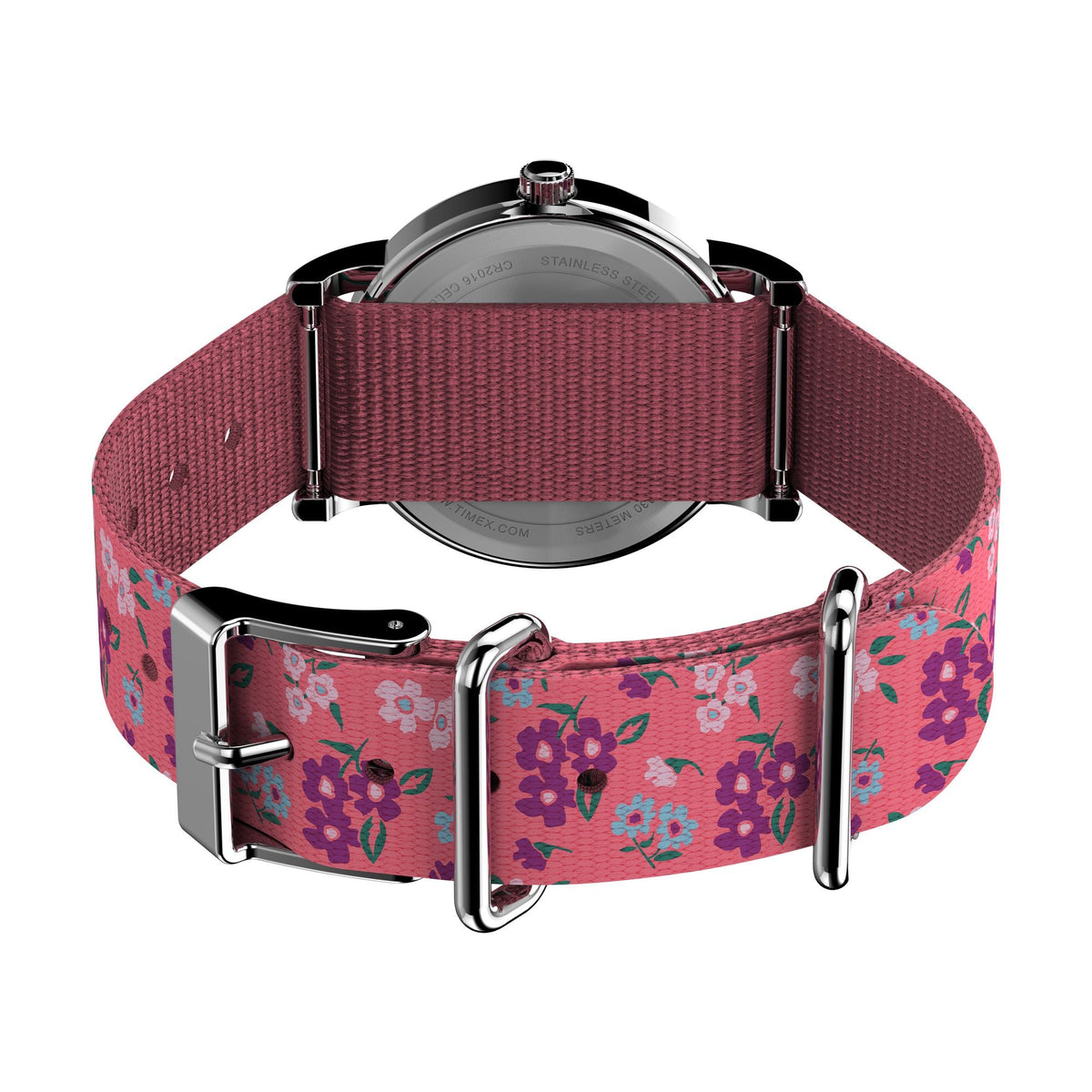 Timex Weekender White Dial Pink Fabric Strap Women's Watch TW2V61400UJ - view 4