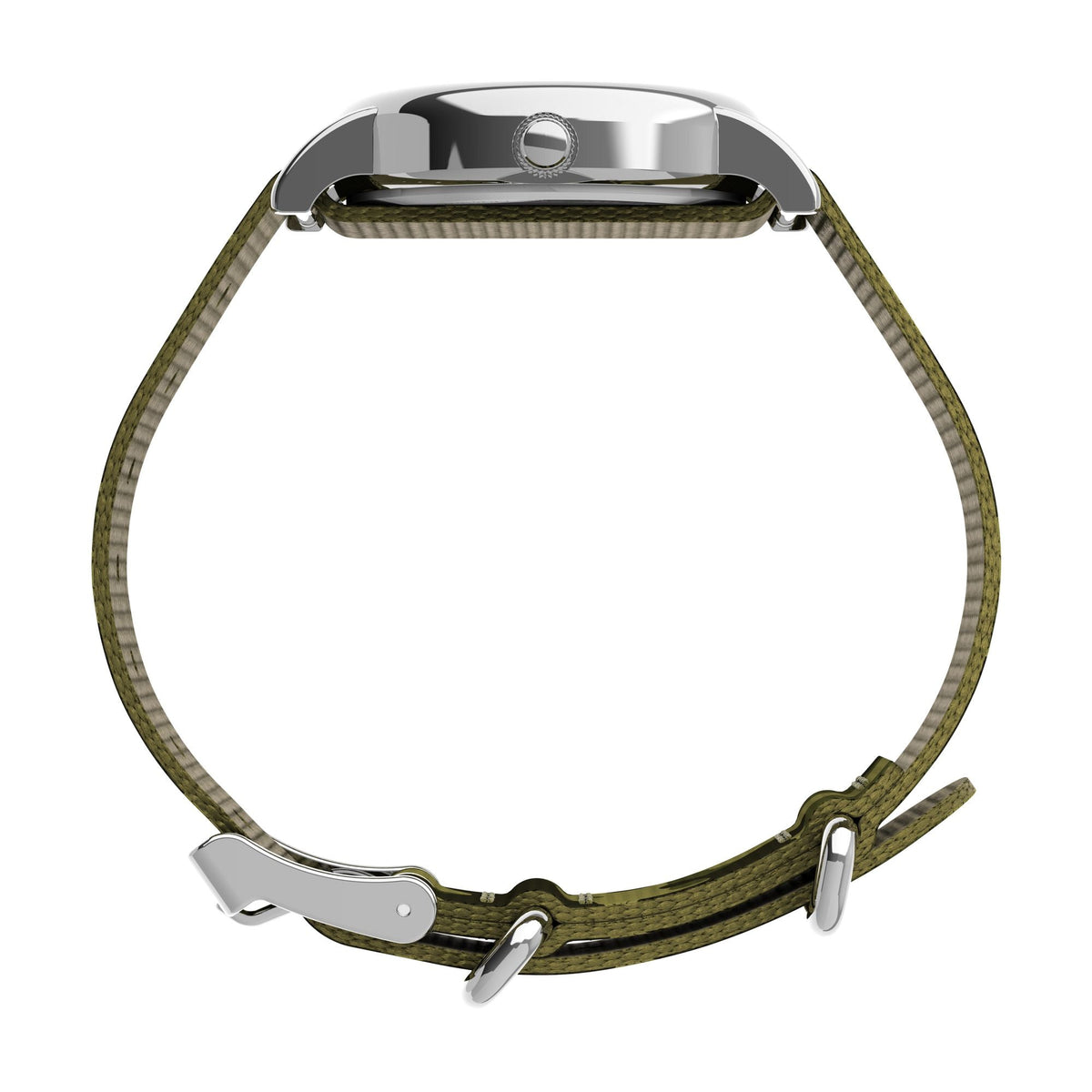 Timex Weekender White Dial Green Fabric Strap Women's Watch TW2V61500UJ - view 2