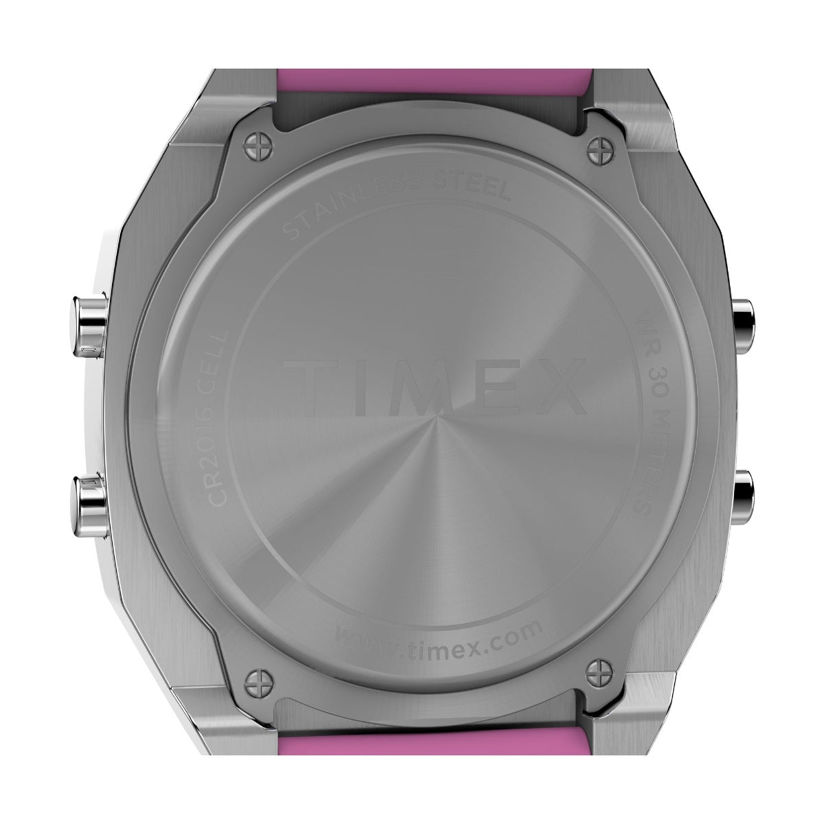 Timex T80 Digital Dial Purple Resin Strap Kids' Watch TW2V74600X8 - view 5
