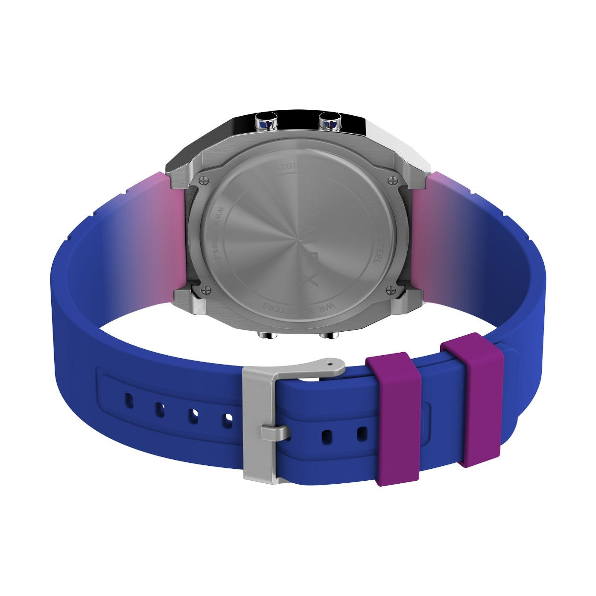 Timex T80 Digital Dial Purple Resin Strap Kids' Watch TW2V74600X8 - view 2