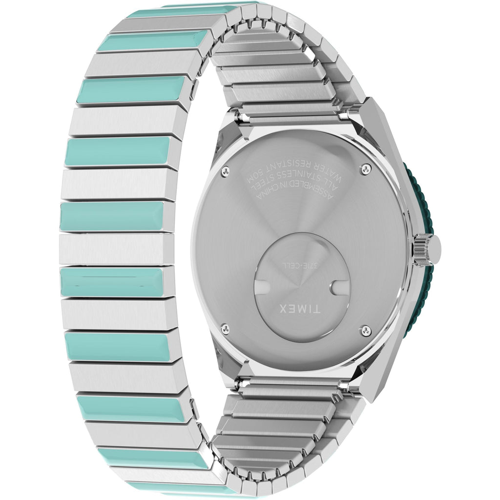 Timex Q Timex Blue Dial Stainless Steel Strap Women's Watch TW2W87800UJ - view 4
