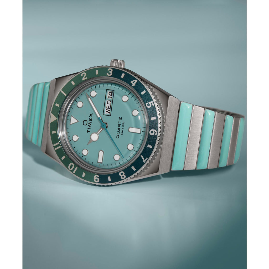Timex Q Timex Blue Dial Stainless Steel Strap Women's Watch TW2W87800UJ - view 5