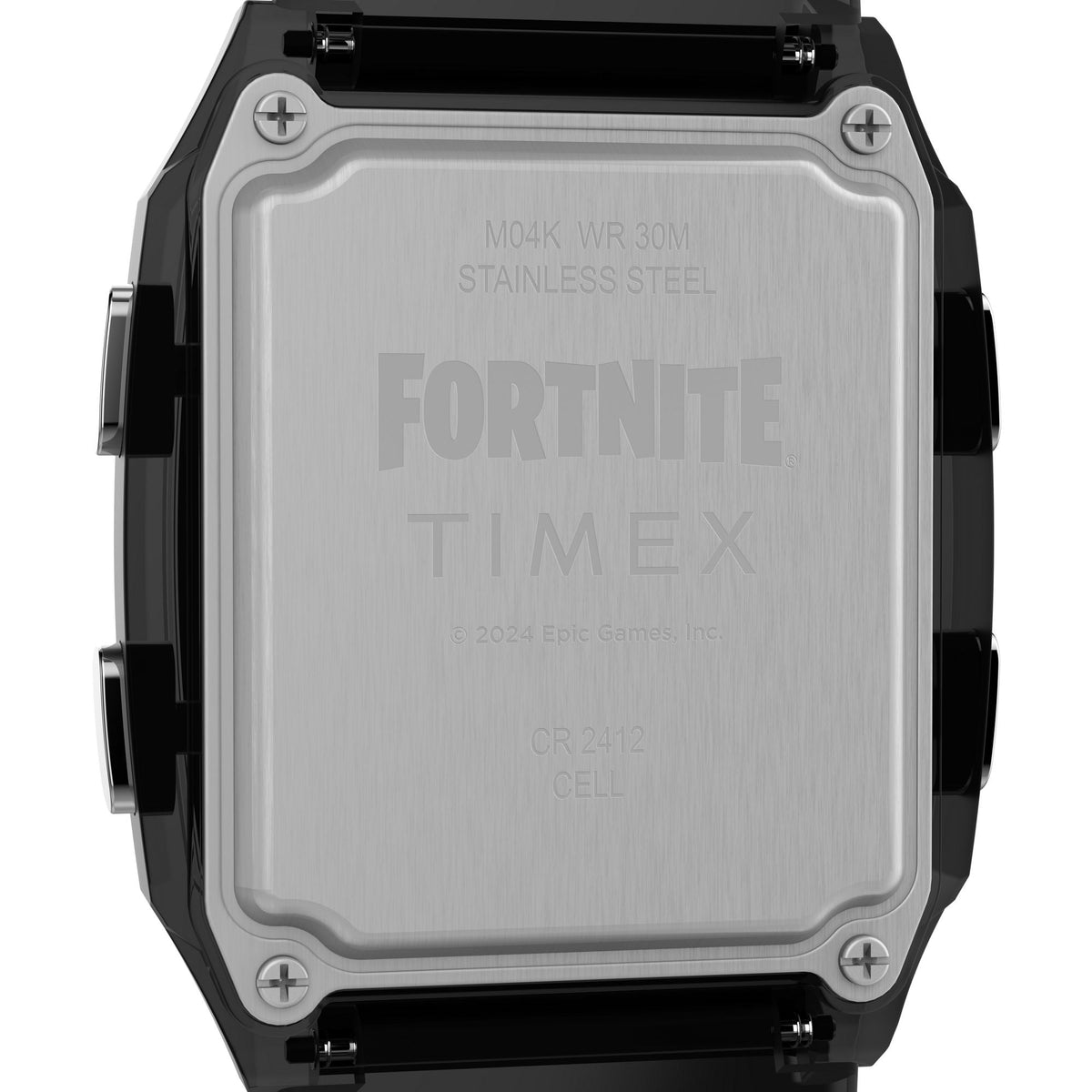 Timex Q LCA x Fortnite Digital Dial Black Resin Strap Kids' Watch TW2W96500X6 - view 5