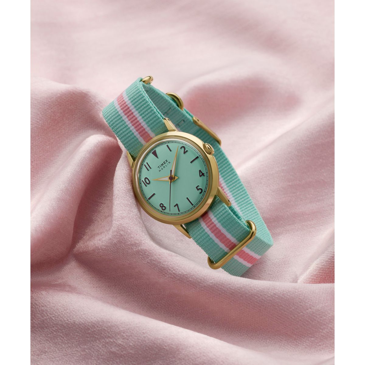 Timex Marlin Green Dial Blue Fabric Strap Women's Watch TW2Y49700UJ - view 2