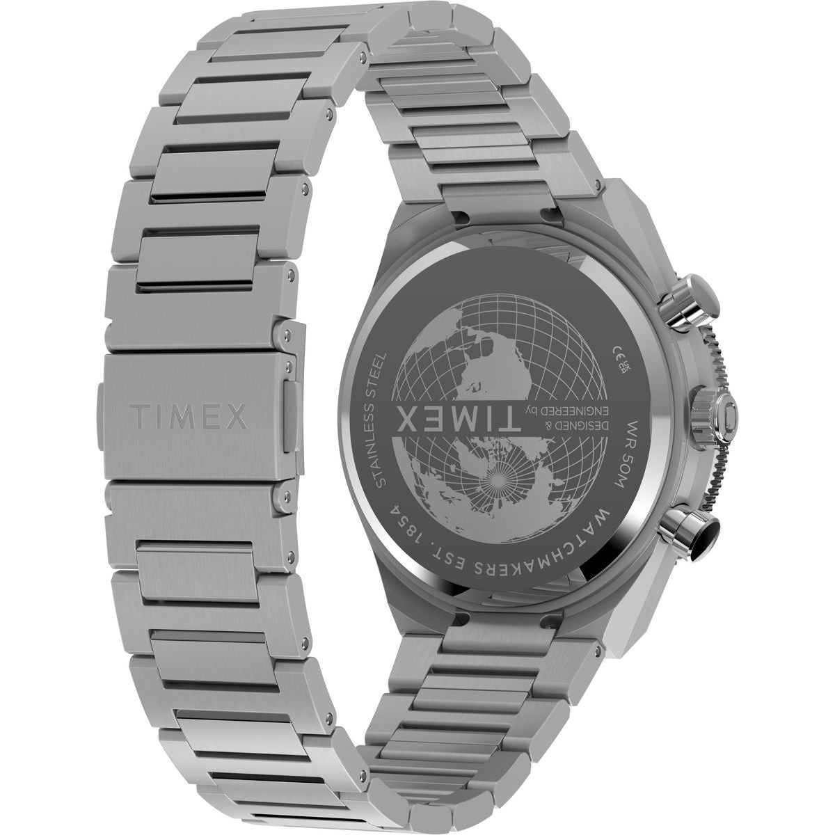 Timex Q Black Dial Silver Stainless Steel Strap Men's Watch TW2Y55800UJ - view 5
