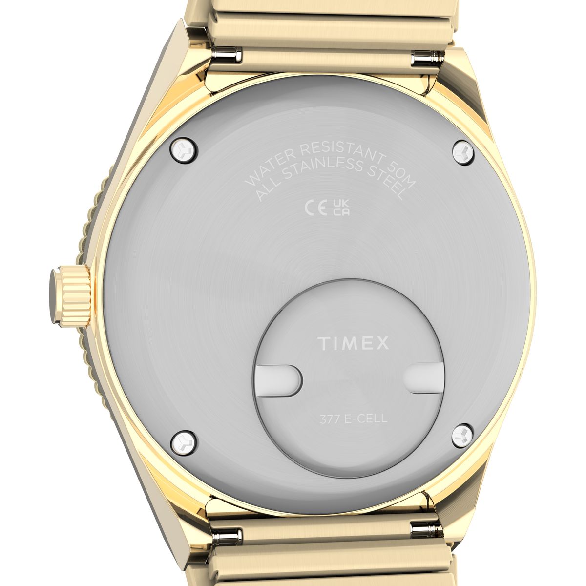 Timex Q Sport Pink Dial Gold Stainless Steel Strap Women's Watch TW2Y57400UJ - view 4