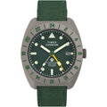 Timex Expedition GMT Automatic Green Dial Green Rubber Strap Men's Watch TW2Y63400UJ - view 1