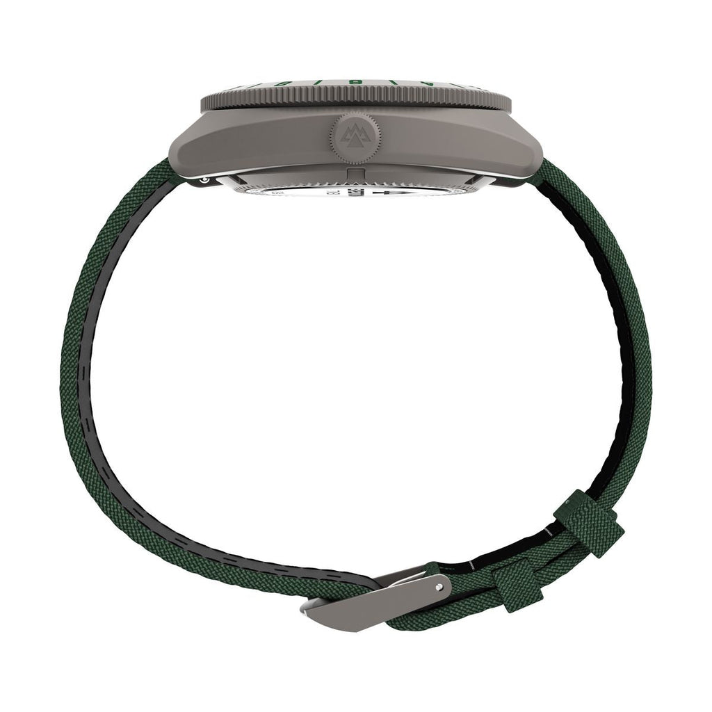 Timex Expedition GMT Automatic Green Dial Green Rubber Strap Men's Watch TW2Y63400UJ - view 2