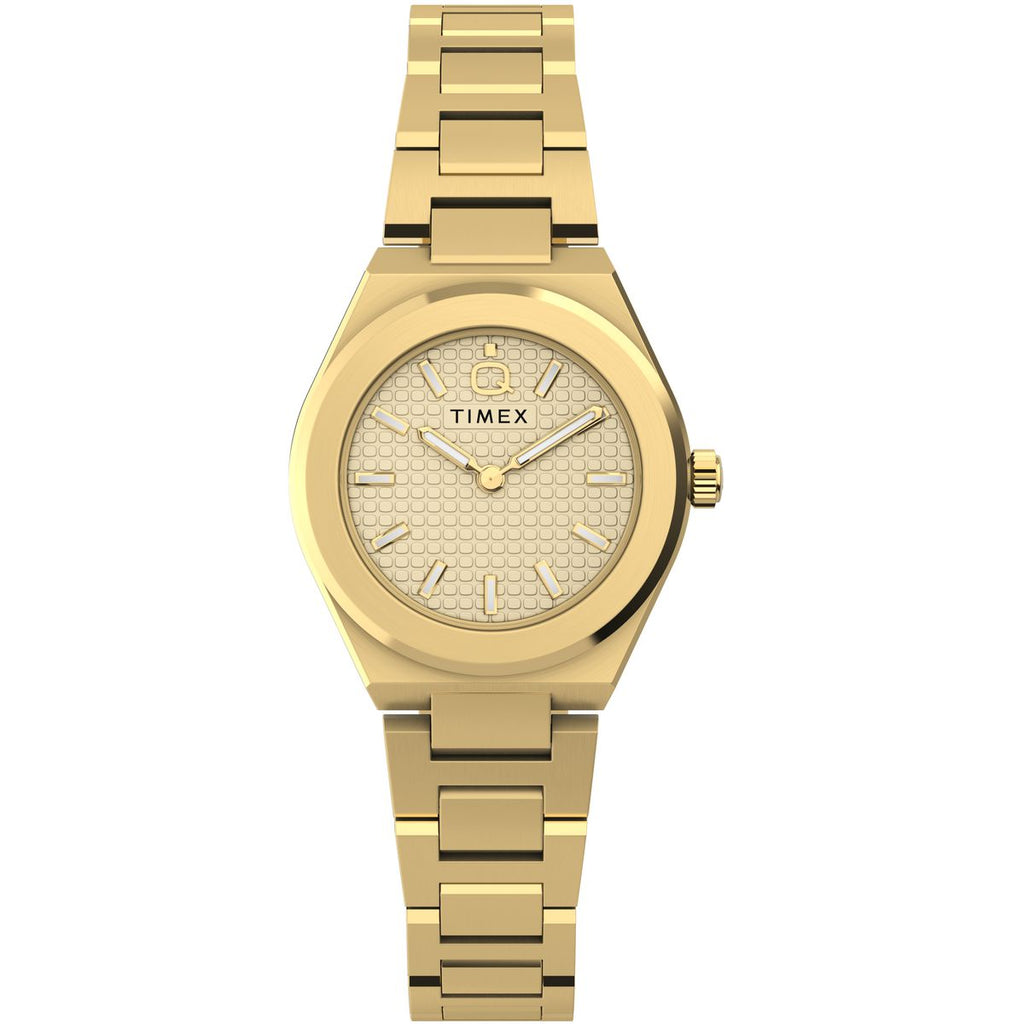 Timex Q Continental Gold Dial Gold Stainless Steel Strap Women's Watch TW2Y68300UJ - view 1