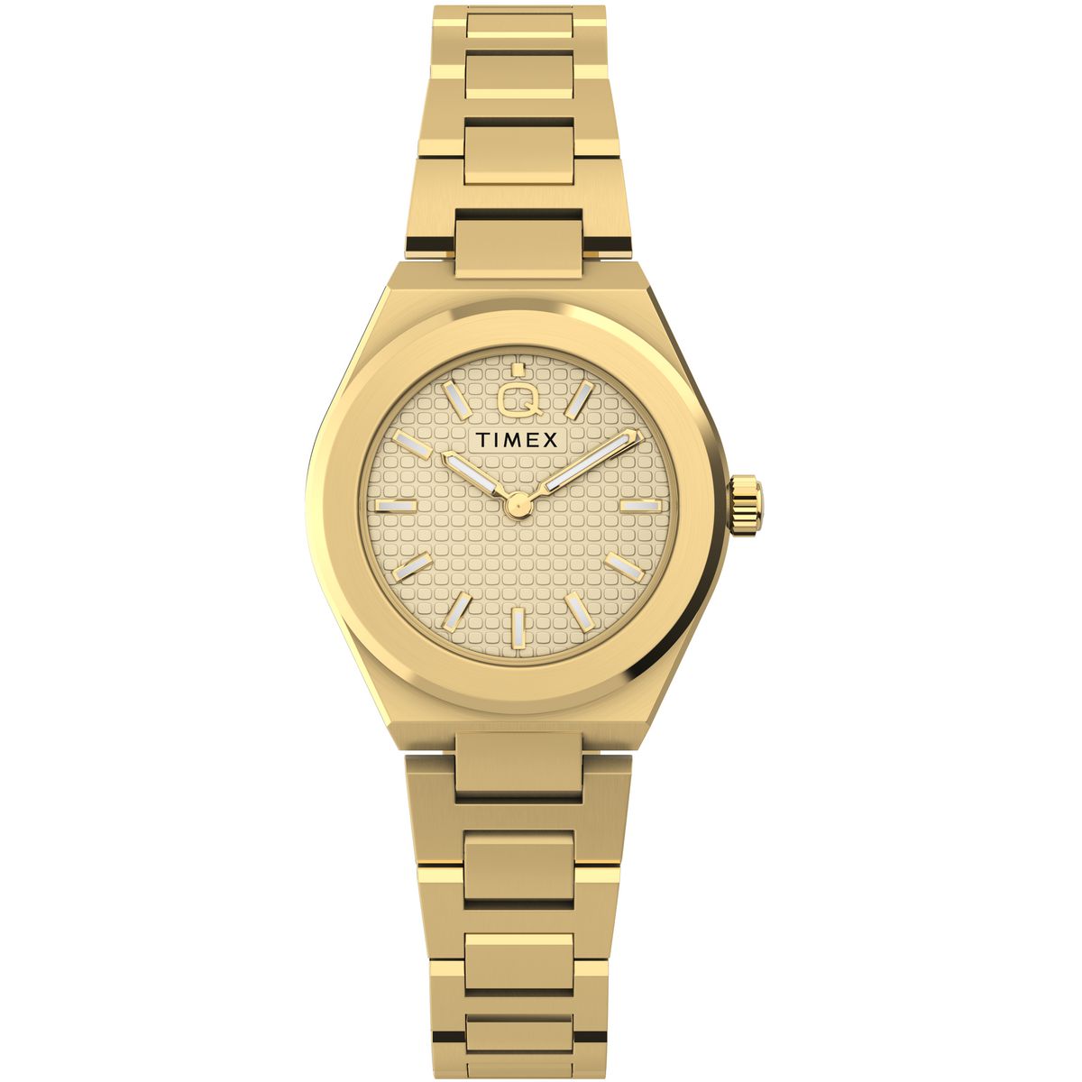 Timex Q Continental Gold Dial Gold Stainless Steel Strap Women's Watch TW2Y68300UJ - view 1