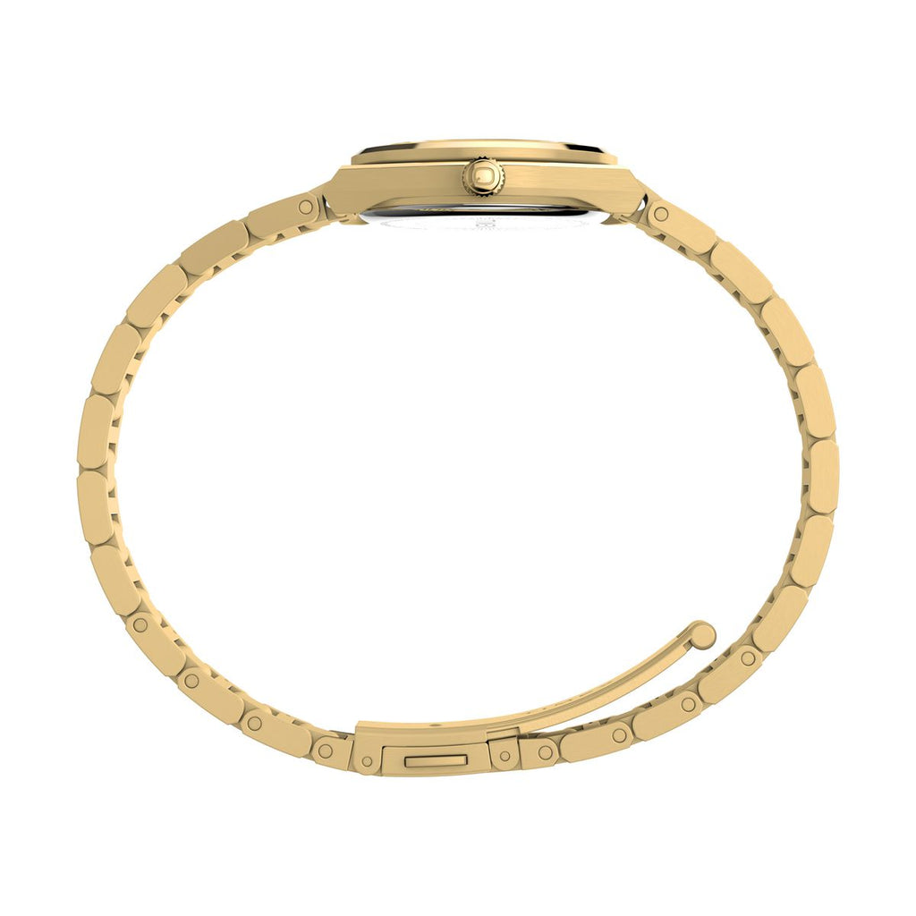 Timex Q Continental Gold Dial Gold Stainless Steel Strap Women's Watch TW2Y68300UJ - view 2