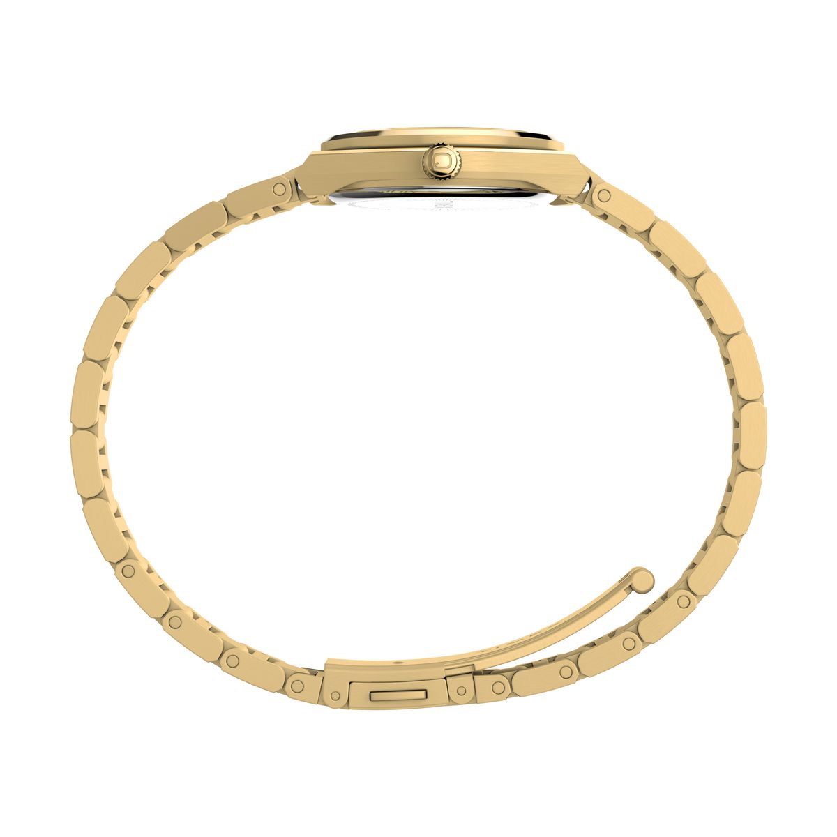 Timex Q Continental Gold Dial Gold Stainless Steel Strap Women's Watch TW2Y68300UJ - view 2