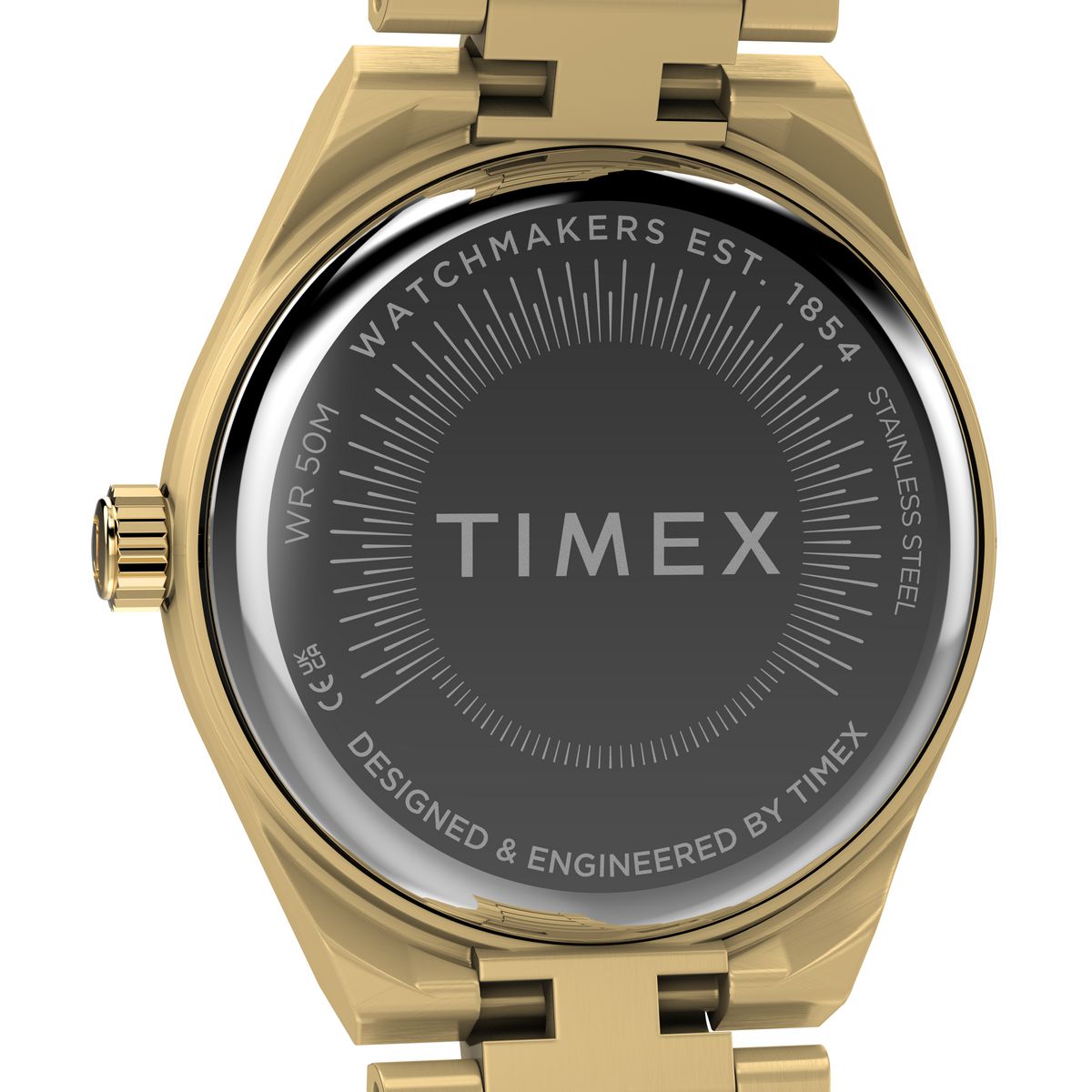 Timex Q Continental Gold Dial Gold Stainless Steel Strap Women's Watch TW2Y68300UJ - view 4