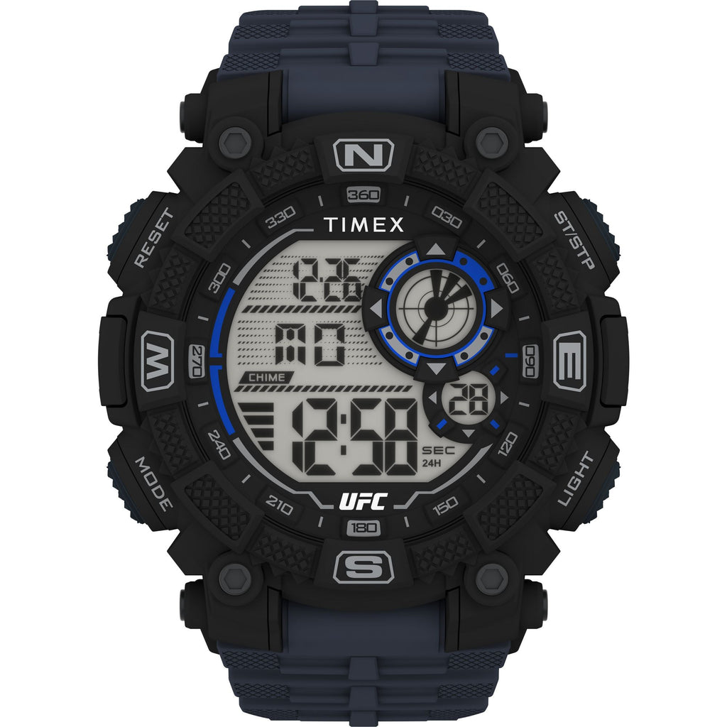 Timex Digital Grey Dial Black Resin Strap Men's Watch TW5M549000D - view 1