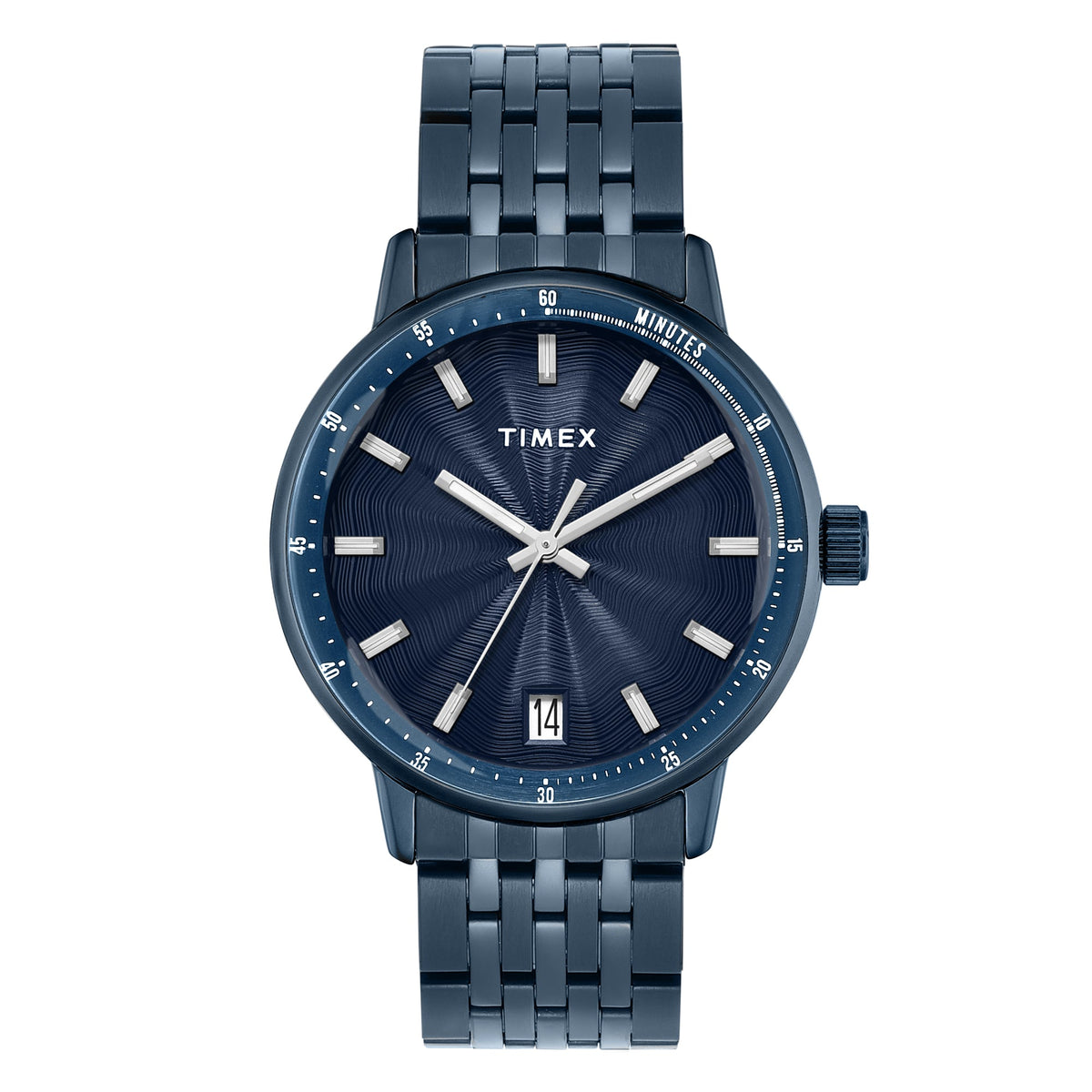 Timex Trendline Blue Dial Blue Stainless Steel Strap Men's Watch TWEG25412 - view 1