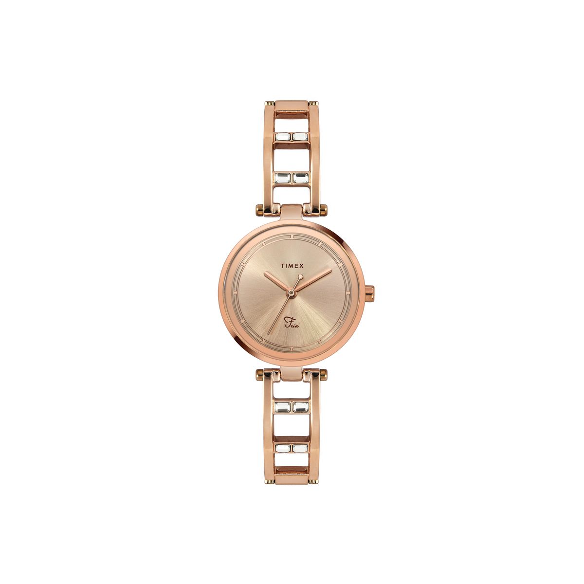 Timex Fria Rose Gold Dial Rose Gold Brass Strap Women's Watch TWEL15300 - view 1