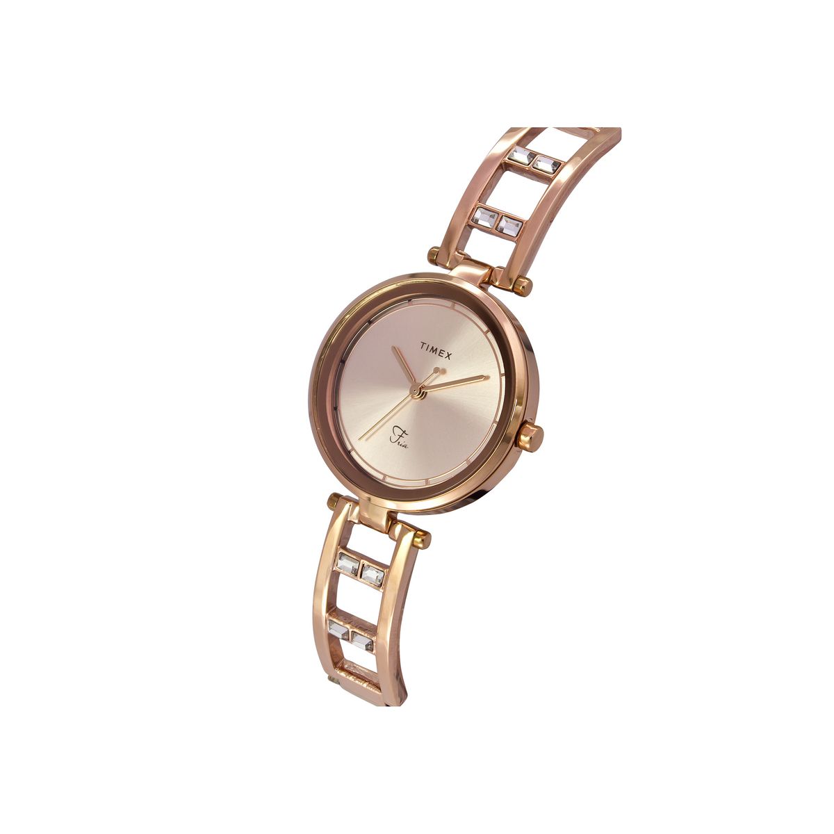 Timex Fria Rose Gold Dial Rose Gold Brass Strap Women's Watch TWEL15300 - view 2