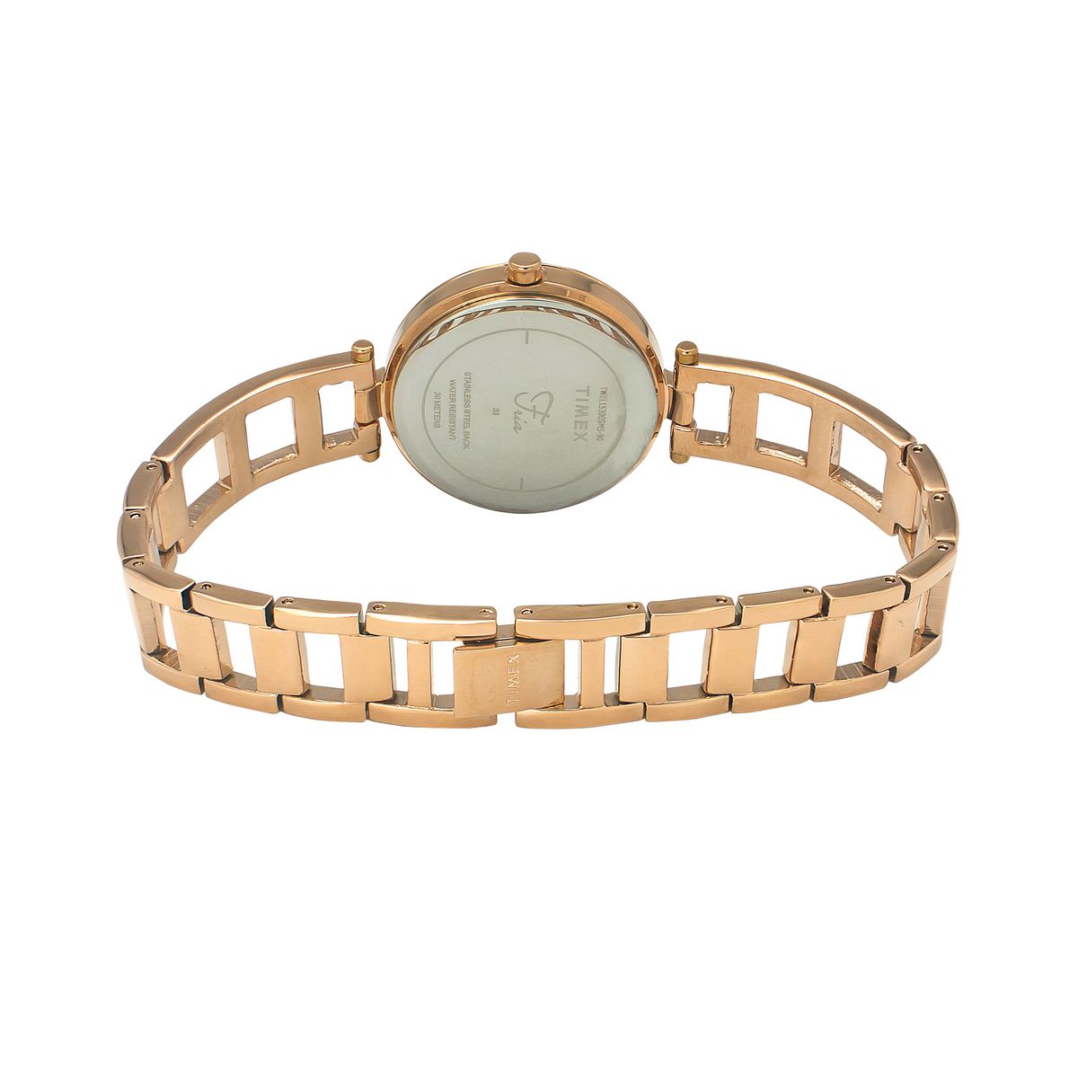 Timex Fria Rose Gold Dial Rose Gold Brass Strap Women's Watch TWEL15300 - view 3