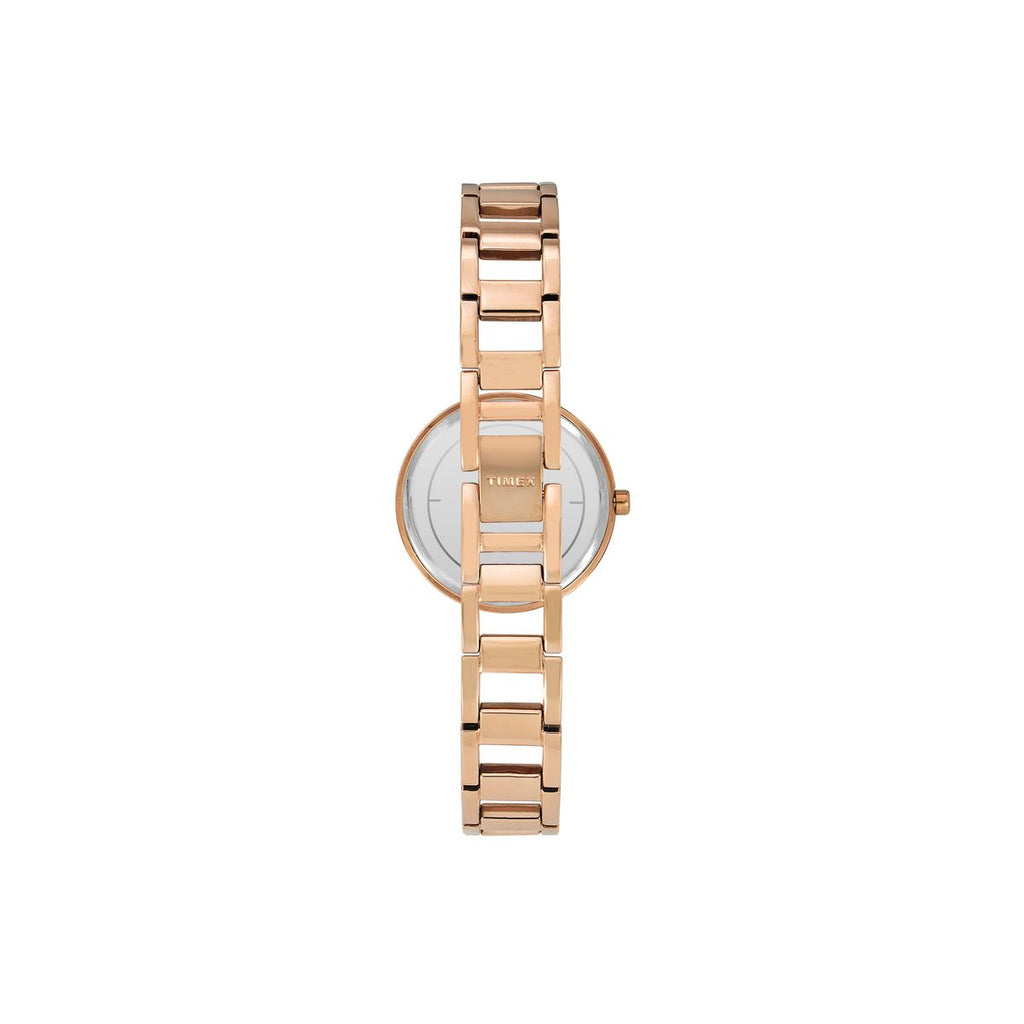 Timex Fria Rose Gold Dial Rose Gold Brass Strap Women's Watch TWEL15300 - view 5