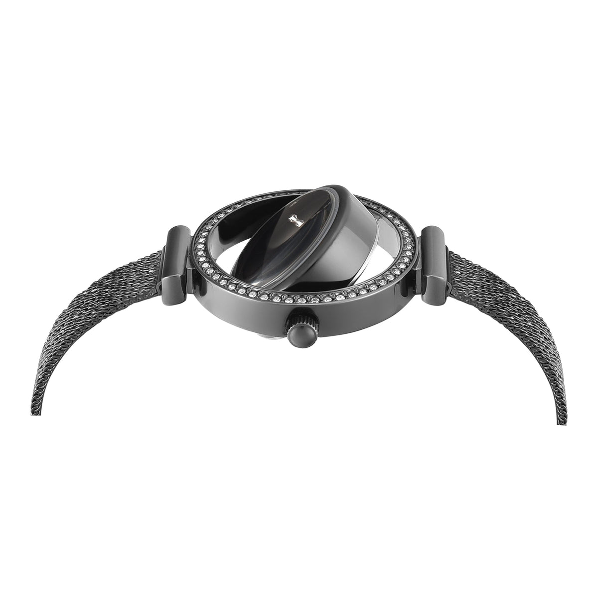 Timex Fria Blue Dial Gunmetal Stainless Steel Strap Women's Watch TWEL27800 - view 4